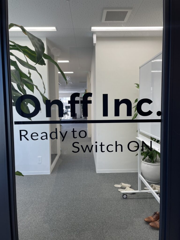 Onffの事務所の施工がスタート